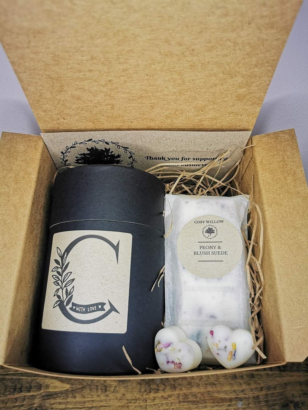 Large Candle & Melts Personilsed Gift Box