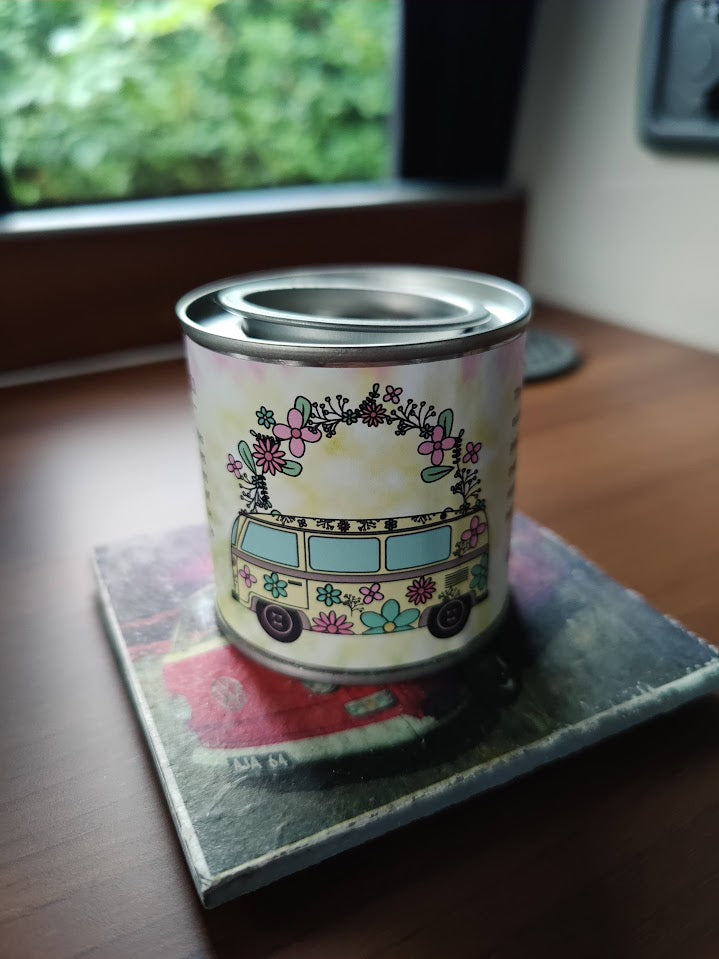 Retro Campervan Candle